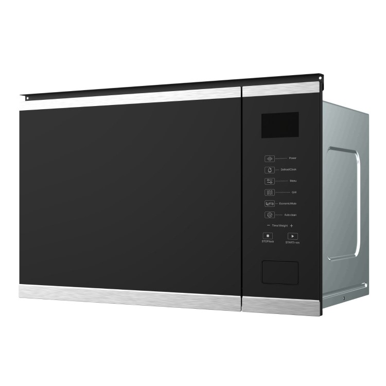 electriQ 25L Built-In Microwave with Grill - Stainless Steel