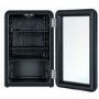 electriQ 70 Litre Retro Drinks Fridge - Glossy Black