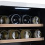 Refurbished electriQ eiQRETROTTDFWHT 48 Litre Retro Drinks Fridge White