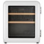 Refurbished electriQ eiQRETROTTDFWHT 48 Litre Retro Drinks Fridge White