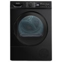 A1/eiQTDHPFS12B GRADE A1 - electriQ 12kg Heat Pump Tumble Dryer - A++ Rated, Sensor Dry - Black
