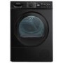 electriQ 12kg Heat Pump Tumble Dryer - A++ Rated, Sensor Dry - Black