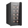 electriQ 10 Bottle Thermoelectric Freestanding Wine Cooler - Black