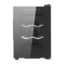 electriQ 6 Bottle Thermoelectric Wine Cooler - Compact Countertop Mini Wine Fridge