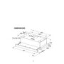 electriQ 60cm Telescopic Canopy Cooker Hood with LED lights - White