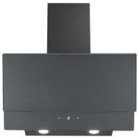 electriQ 60cm Angled Hood with Touch Control - Slate Grey