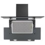 electriQ 60cm Angled Hood with Touch Control - Slate Grey
