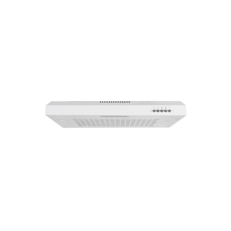 electriQ 60cm Visor Cooker Hood - White