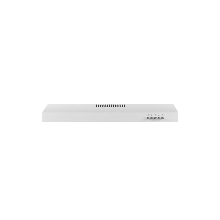 electriQ 60cm Visor Cooker Hood - White