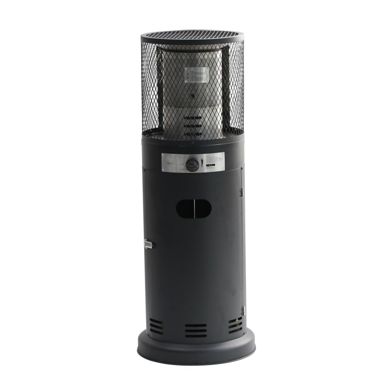 Refurbished electriQ eiQTTGBL Outdoor Gas Table Top Bullet Heater in Black