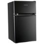 electriQ 80 Litre Under Counter Freestanding Fridge Freezer - Black