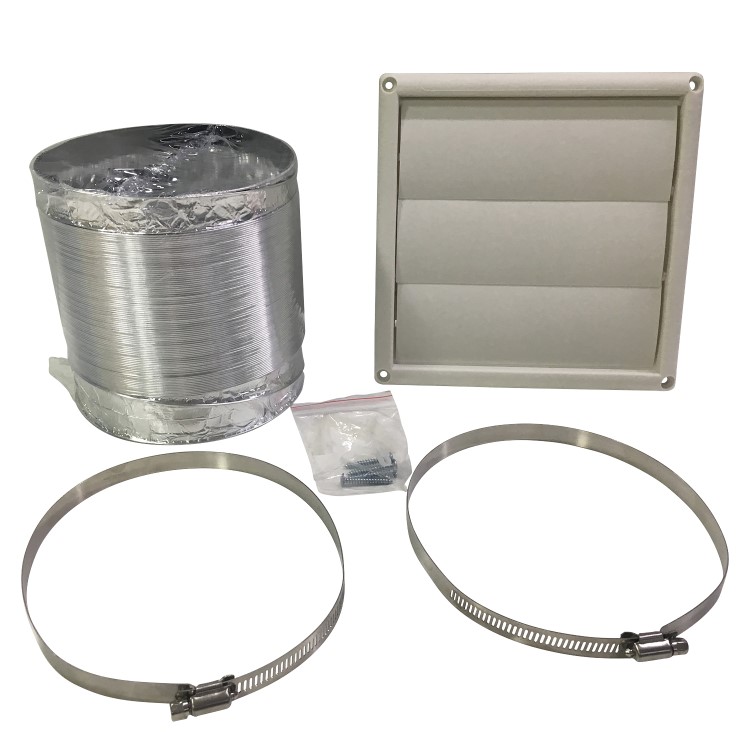 Universal Kitchen Cooker Hood Extractor Fan Vent Ducting Kit 3m Flexible - for 150mm Air Outlet
