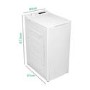 Refurbished electriQ eiQWMTL75C Freestanding 7.5KG 1200 Spin Top Loading Washing Machine 