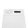 Refurbished electriQ 8kg 1300rpm Freestanding Top Loading Washing Machine - White