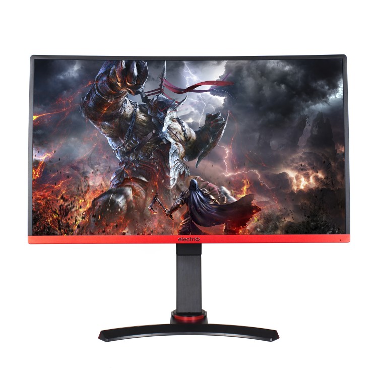 Refurbished electriQ 27" Full HD FreeSync 144Hz Curved Gaming Monitor 