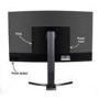 electriQ 32" Full HD FreeSync 144Hz Curved Gaming Monitor