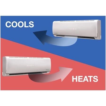 electrIQ 3 x 9000 BTU Wall Mounted Air Conditioner with Heating Function