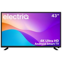 electriQ T2SMH 43 Inch LED 4K HDR Freeview Android Smart TV electriQ T2SMH 43 Inch LED 4K HDR Freeview Android Smart TV