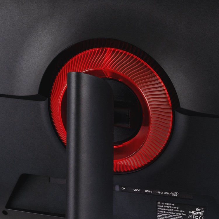 Refurbished electriQ eiq-495KCSUW144IPS 49" 5K IPS 144hz 1ms Super UltraWide Curved Monitor