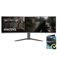 electriQ 49" VA Dual QHD 165Hz UltraWide Curved USB-C Monitor