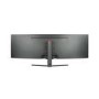 GRADE A2 - electriQ 49" QLED Double FHD Super UltraWide FreeSync HDR Curved Monitor