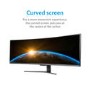 Refurbished electriQ 49" VA LCD FHD Super UltraWide 144Hz Curved Monitor