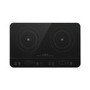 GRADE A1 - electriQ Portable Touch Control Dual Zone Induction Hob Black
