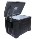 eiQ45LCOOLBOXVE electriQ 45 Litre Portable Electric Coolbox with Wheels - Black