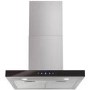 electriQ 60cm Touch Control Slimline Chimney Hood - Stainless Steel