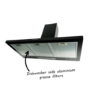 GRADE A2 - ElectriQ 90cm Black Chimney Cooker Hood