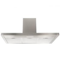 electriQ 90cm Slimline Push Button Control Cooker Hood - Stainless Steel