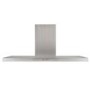 electriQ 90cm Slimline Push Button Control Cooker Hood - Stainless Steel