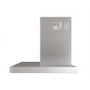 electriQ 90cm Slimline Push Button Control Cooker Hood - Stainless Steel