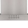 electriQ 90cm Slimline Push Button Control Cooker Hood - Stainless Steel