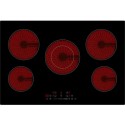 A1/eiqc77v3 Refurbished electriQ eiqc77v3 77cm 5 Zone Touch Control Ceramic Hob Black