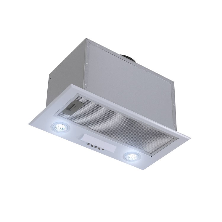 electriQ 52cm Canopy Cooker Hood - White