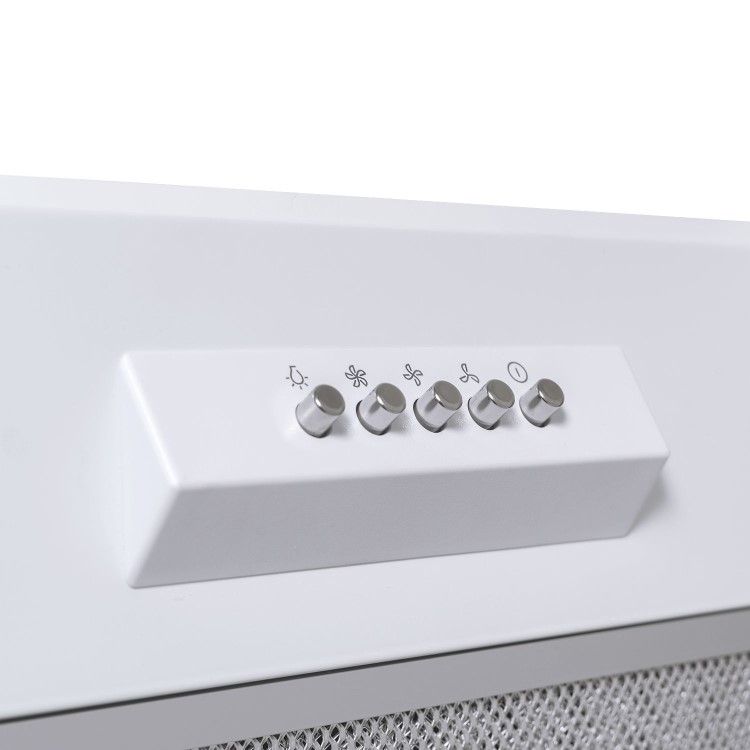 electriQ 52cm Canopy Cooker Hood - White