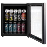 electriQ 48 Litre Drinks Fridge - Black