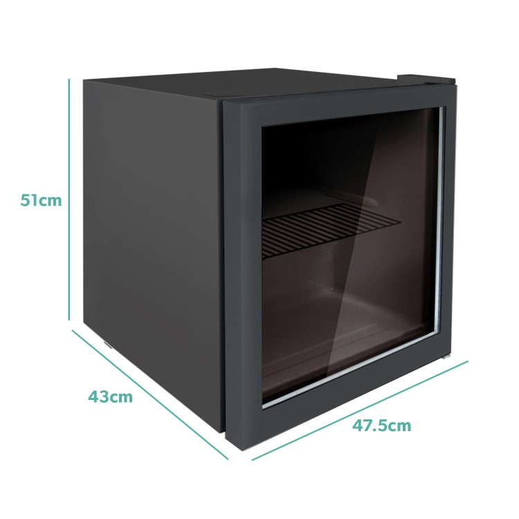 Refurbished electriQ eiqdf 48 Litre Drinks Cooler Black