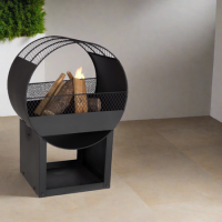 electriQ Outdoor Fireplace Style Fire Pit – Wood & Charcoal Garden Log Burner electriQ Outdoor Fireplace Style Fire Pit – Wood & Charcoal Garden Log Burner