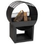 electriQ Outdoor Fireplace Style Fire Pit – Wood & Charcoal Garden Log Burner