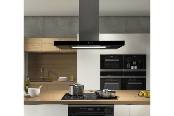 Island Cooker Hood with LED Panel