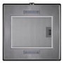 electriQ 100cm Curved Glass Island Cooker Hood - Stainless Steel