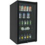 Refurbished electriQ eiqldf 98 Litre Drinks Fridge Black