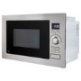 electriQ Built-In 900W Microwave with Grill - Stainless Steel