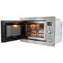 GRADE A2 - electriQ 25L 900W Stainless Steel Microwave With Grill