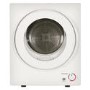 electriQ 2.5kg & Wall Mountable Vented Tumble Dryer - White