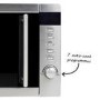 GRADE A2 - electriQ 20L 800W Freestanding Microwave with Digital Display in Stainless Steel - EIQMW20LSS