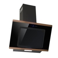 electriQ 60cm Sloping Black Copper Rose Gold Cooker Hood