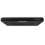 electriQ 60cm Visor Cooker Hood - Black